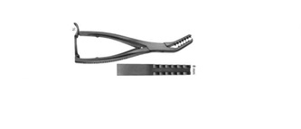 Кісткотримач Semb, 19см, 4x5 зуб. (вигнутий по ребру)